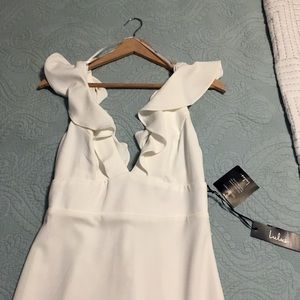 White Lulu’s Perfect Opportunity Dress NWT
